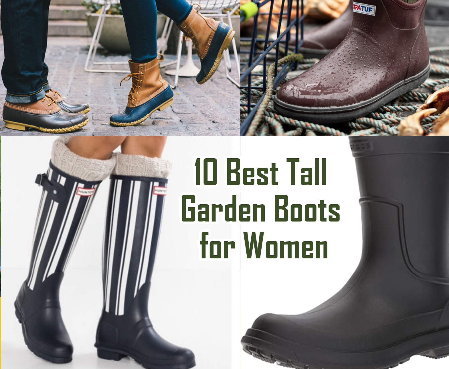 10 Best Tall Garden Boots for Women