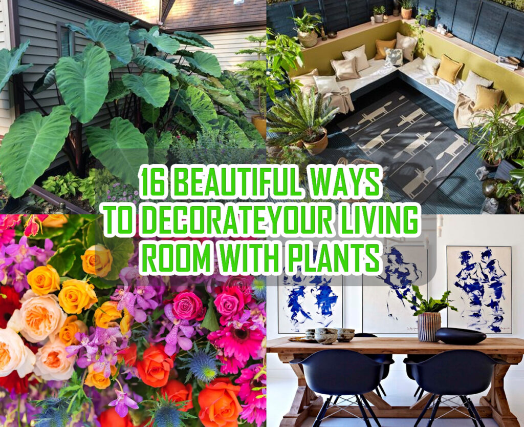 16 Beautiful Ways To Decorate Your Living Room With Plants Gardenings A To Z