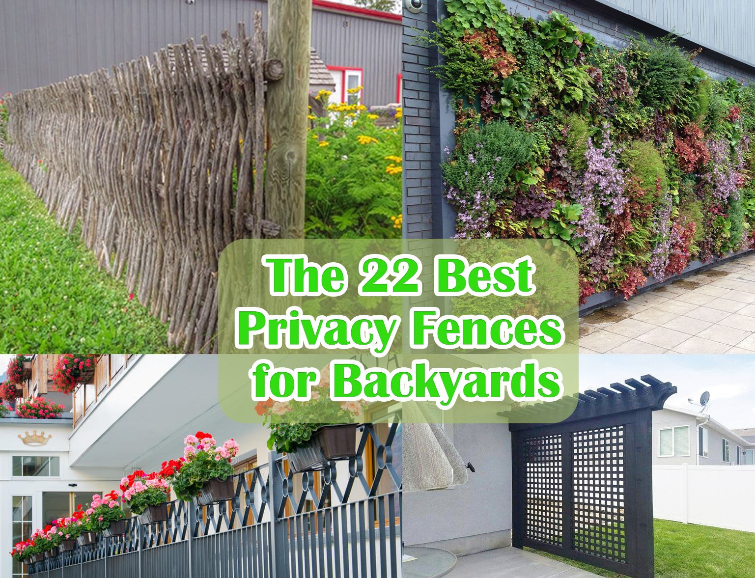 The 22 Best Privacy Fences for Backyards